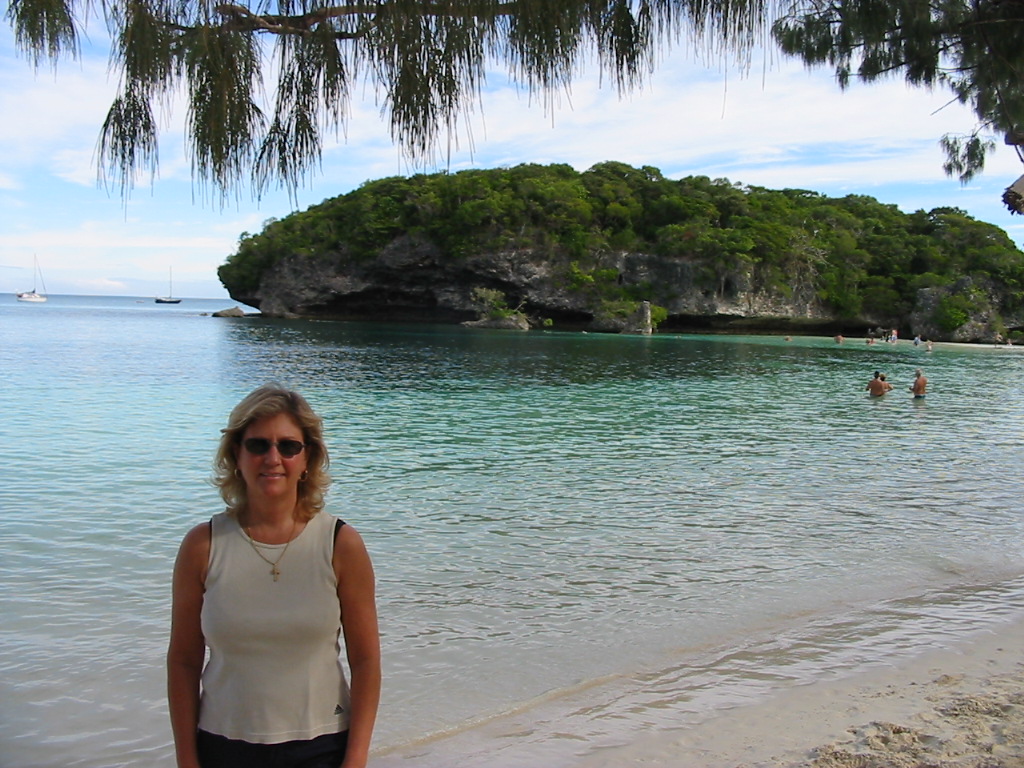 Suzanne Perazzini on the Isle of Pines