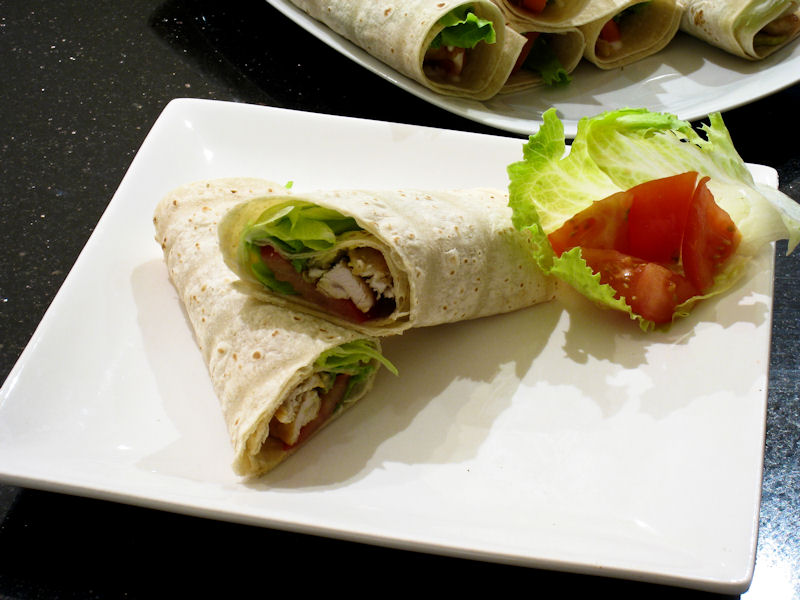 Chicken Avocado Wraps