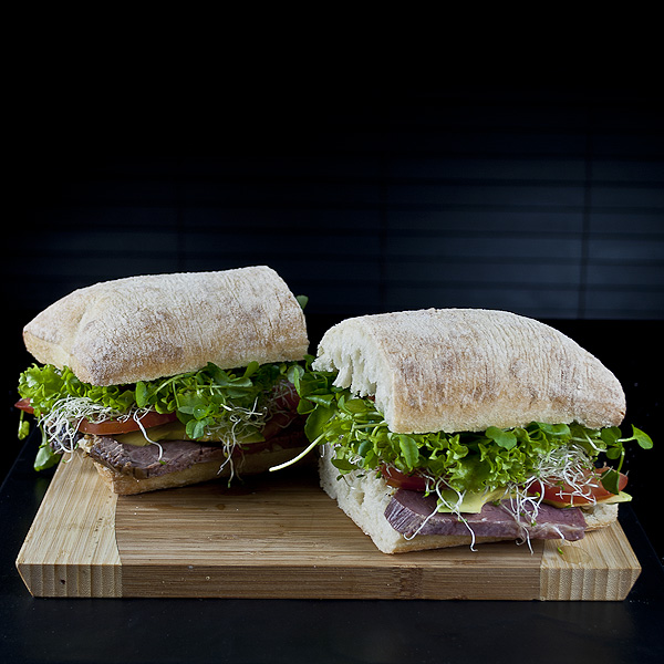 Beef & Salad Ciabatta