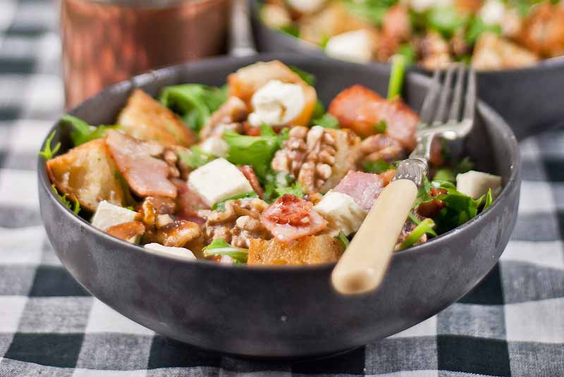 Bacon, Feta & Walnut Salad