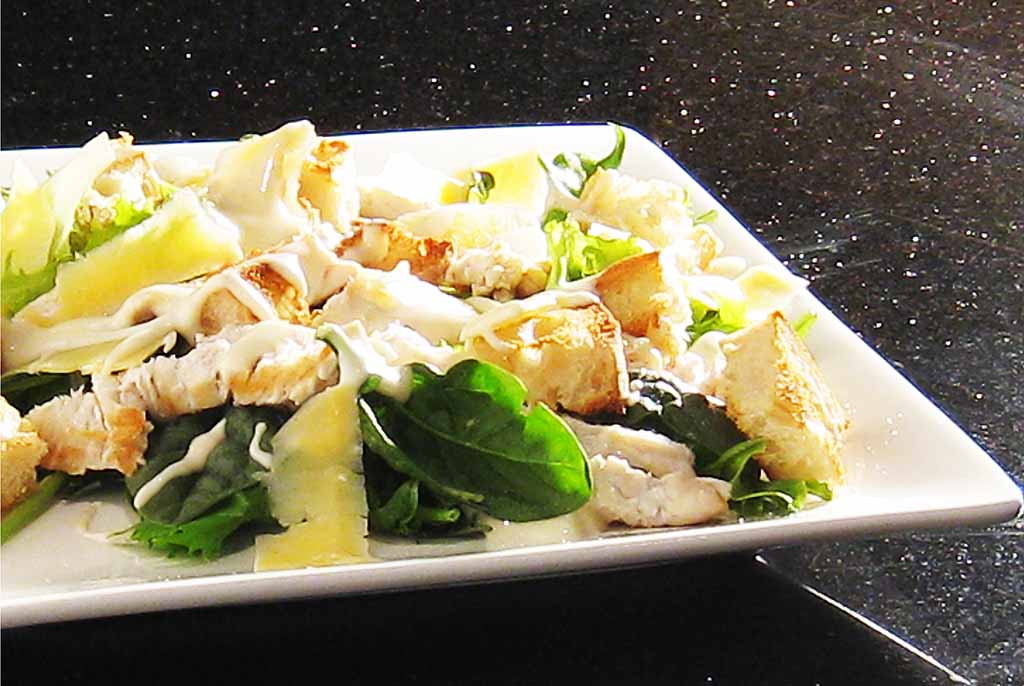 Chicken Caesar salad