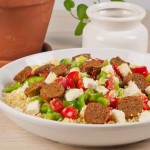 Couscous with Sausages and Peppers