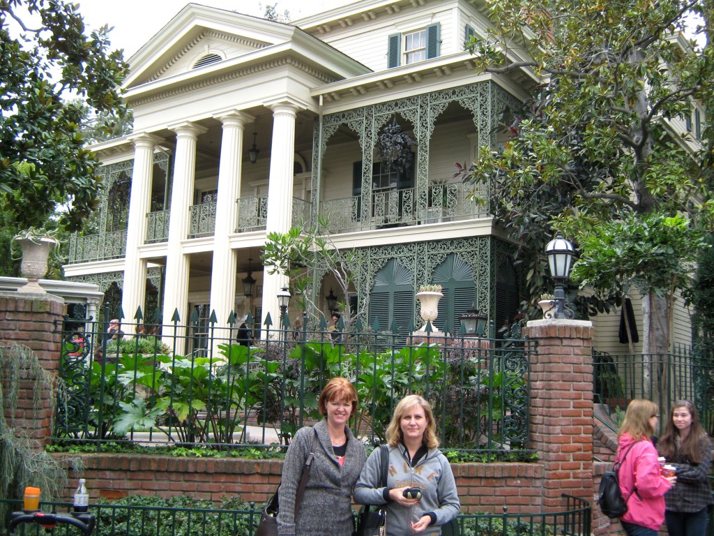 Me and my good friend in front of the Haunted Mansion
