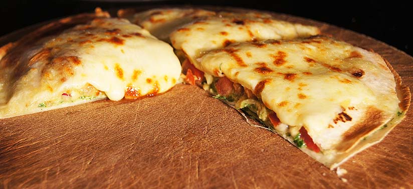 Spinach & Cheese quesadillas