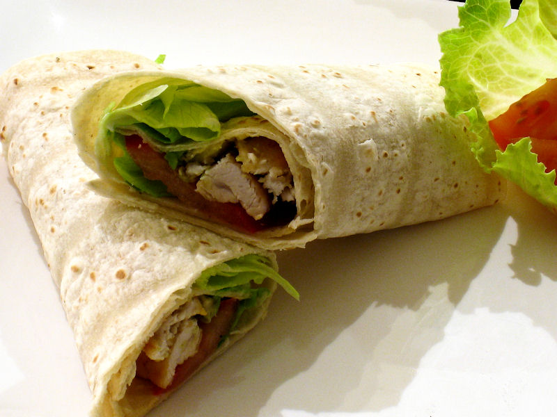 Chicken Avocado Wraps 