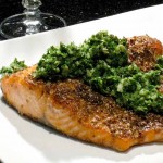 Coriander encrusted Salmon