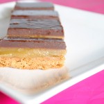 Chocolate caramel slices