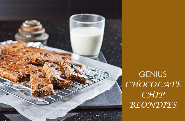 Chocolate chip blondies recipe