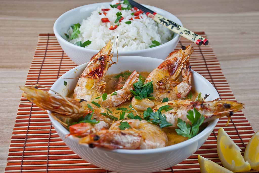 Low Fodmap Thai Red Prawn Curry 