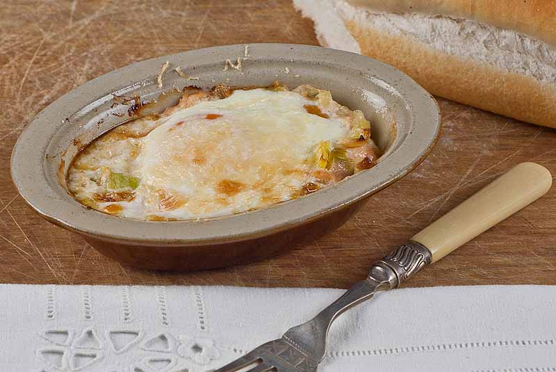 Salmon Baked Eggs -low Fodmap