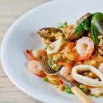 Seafood Risotto - low Fodmap