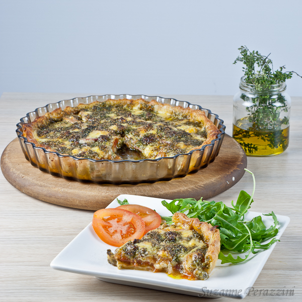 Tomato & Pesto Tart 