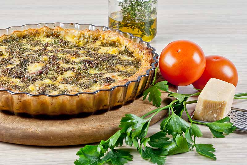 Tomato & Pesto Tart 