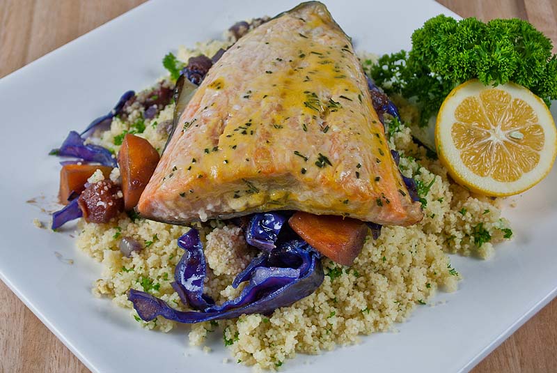 Salmon & Moroccan Couscous 