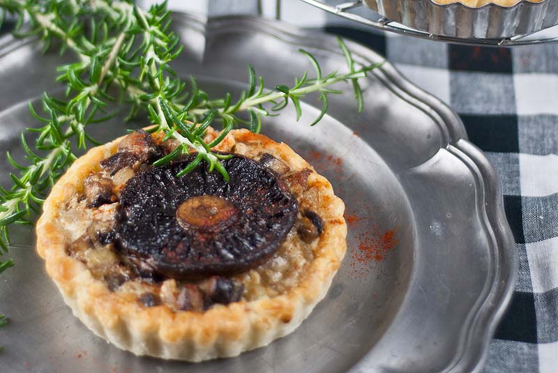 Chicken, Mushroom Tart