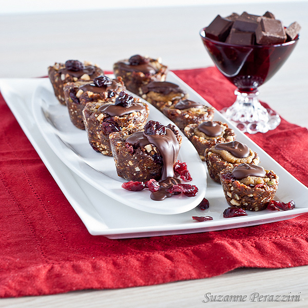 Caramel, Chocolate Granola Cups 