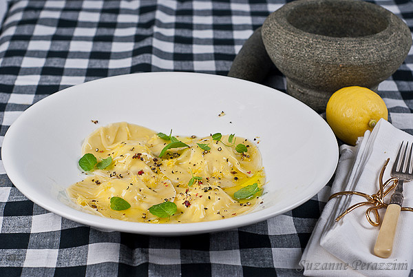 Ravioli with Goat Cheese