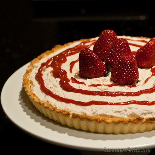 Chocolate strawberry tart Chocolate strawberry tart