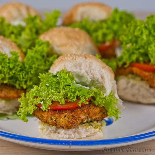 Falafel Chicken Sliders 