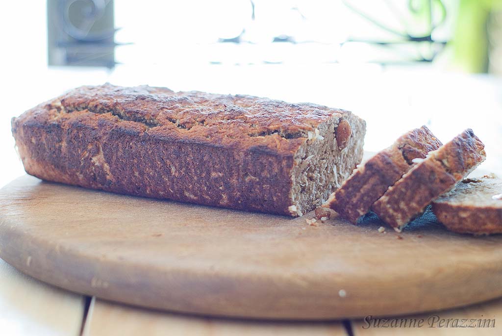 Banana Coconut Raisin Loaf - grain, nut, dairy and refined sugar-free