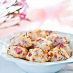 Strawberry, Coconut Macaroons