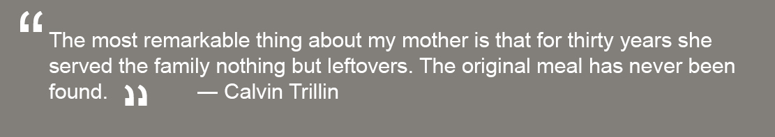 Calvin Trillin Quote