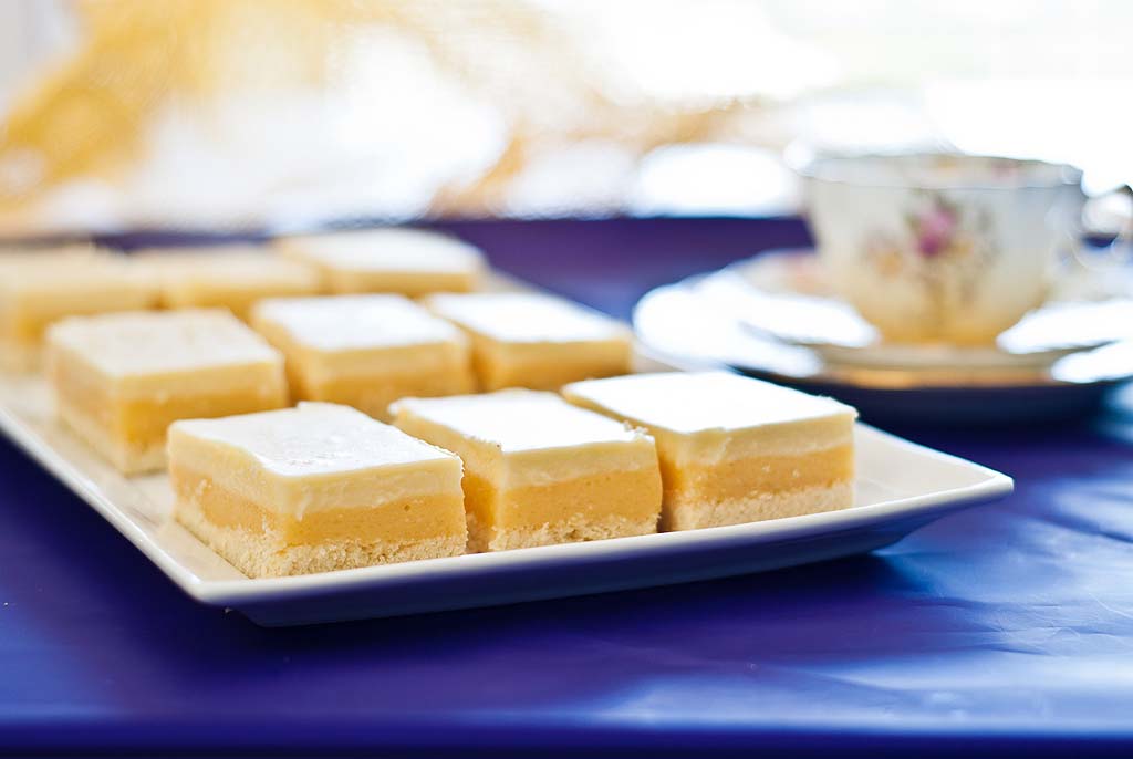 Creamy Lemon Slice - grain, nut, dairy & sugar-free