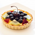 Custard Fruit Tart - grain and refined sugar-free