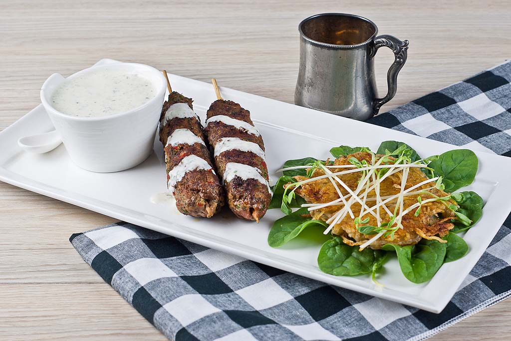 Lamb Kofta & Potato Rosti - gluten-free and fructmal friendly