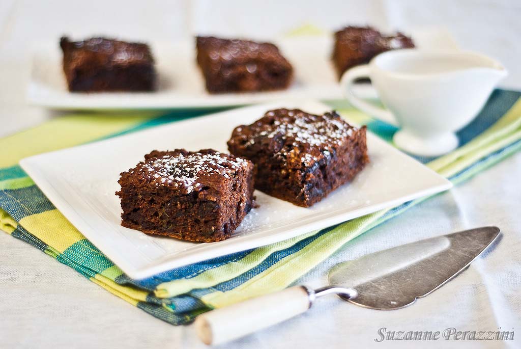 Chocolate Zucchini Brownies - gluten-free & fructose friendly