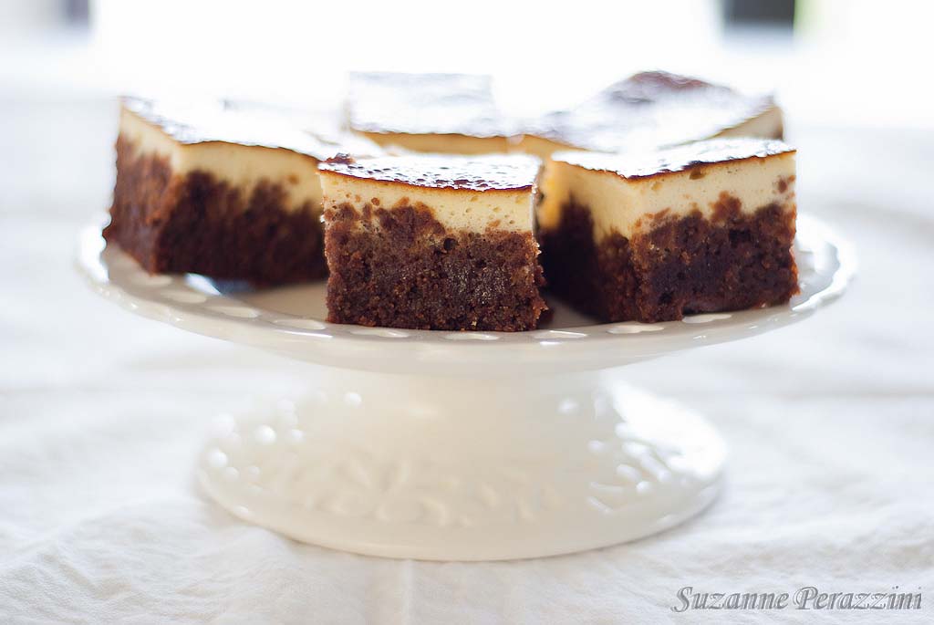 Chocolate Cheesecake Brownies - gluten-free & low FODMAP