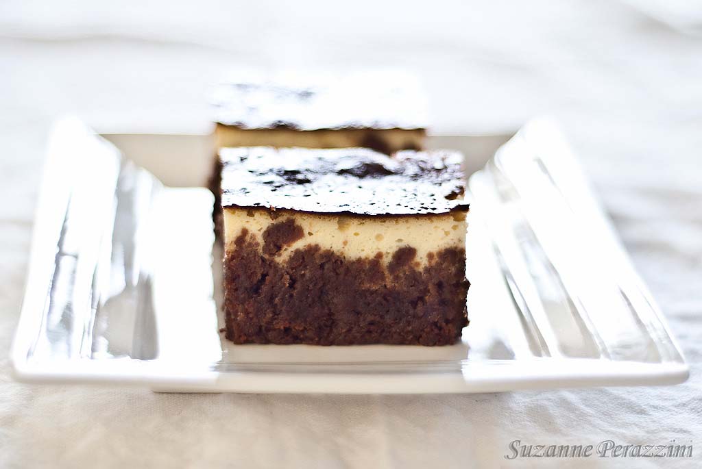 Chocolate Cheesecake Brownies - gluten-free & low FODMAP