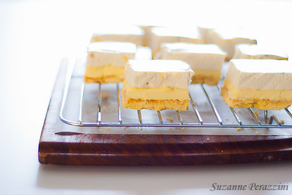 Lemon Marshmallow Slice -gluten-free & low FODMAP