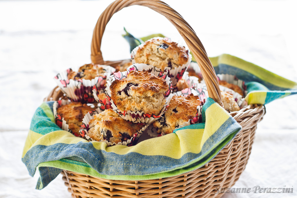 Blueberry Lemon Muffins - gluten-free & low FODMAP