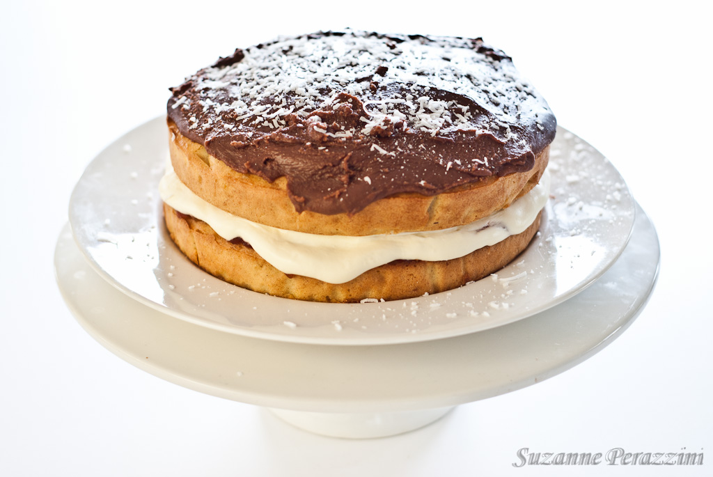 Chocolate, Vanilla Cake – gluten-free & low FODMAP