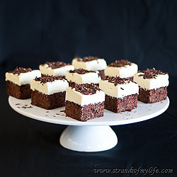 Double Chocolate Brownie Cheesecake Squares – gluten free & low FODMAP