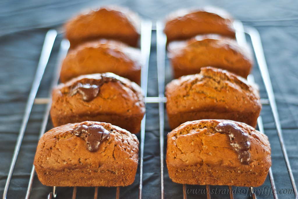 Mini Banana Chocolate Loaves - Gluten-Free & low FODMAP