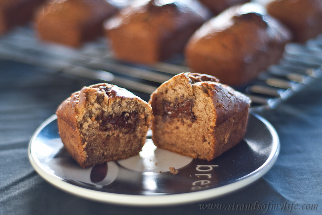 Mini Banana Chocolate Loaves - Gluten-Free & low FODMAP