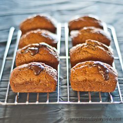 Mini banana Chocolate loaves 250 (1 of 2)