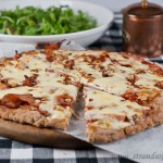 Bacon and Tomato Pizza - gluten-free & Low FODMAP