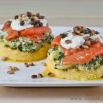 Salmon & Courgette Stacks - gluten free & low FODMAP