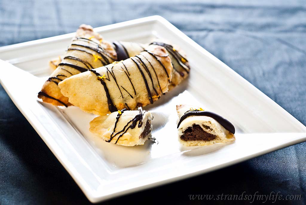 Chocolate Custard Samosas - gluten-free & Low FODMAP