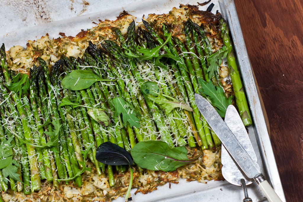 Asparagus and Vegetable Tart - high fructans and polyol