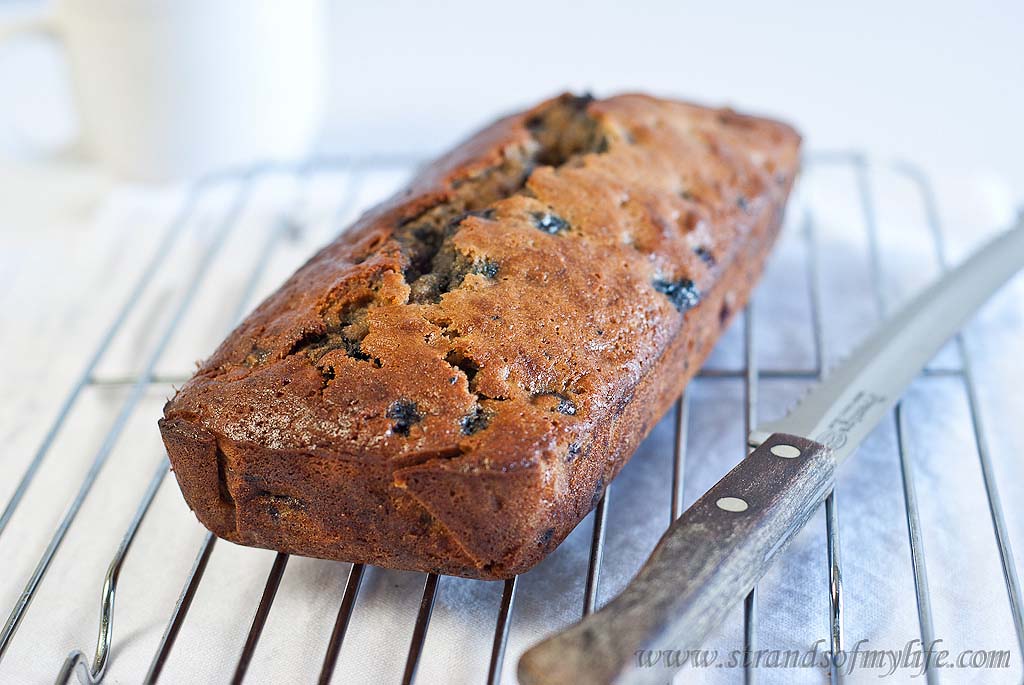 Banana and Blueberry Loaf - gluten-free & low FODMAP