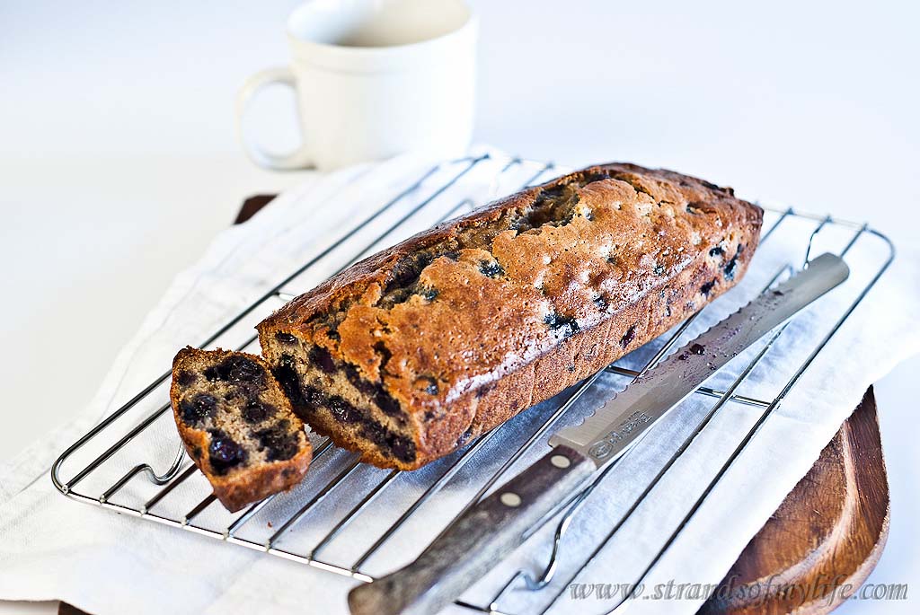 Banana and Blueberry Loaf - gluten-free & low FODMAP