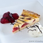 Strawberry Sour Cream Tart - gluten-free and low FODMAP