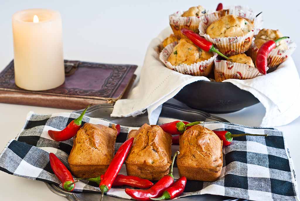 Chilli Eggplant Muffins - gluten-free & Low FODMAP