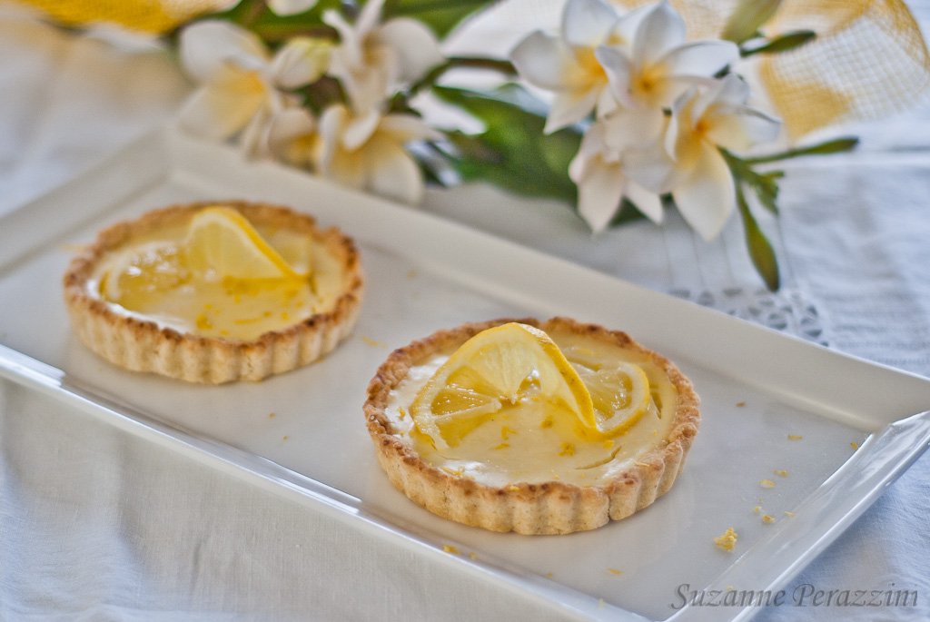 Creamy Lemon tarts gluten-free and low FODMAP