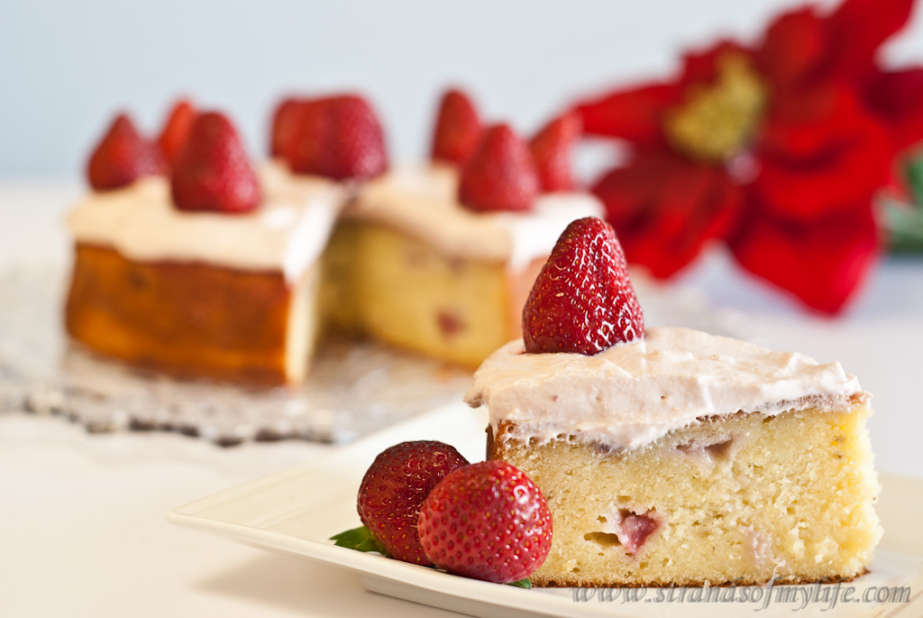 Strawberry Potato Cake - gluten-free and low FODMAP