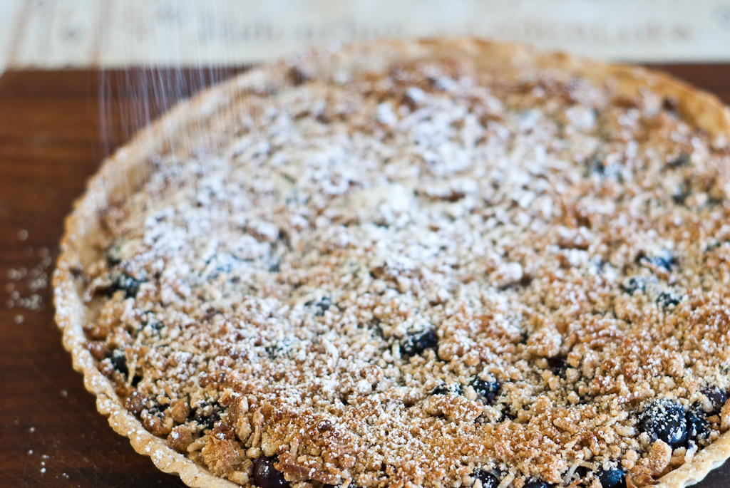 Blueberry and Almond Tart - gluten-free and low FODMAP recipe